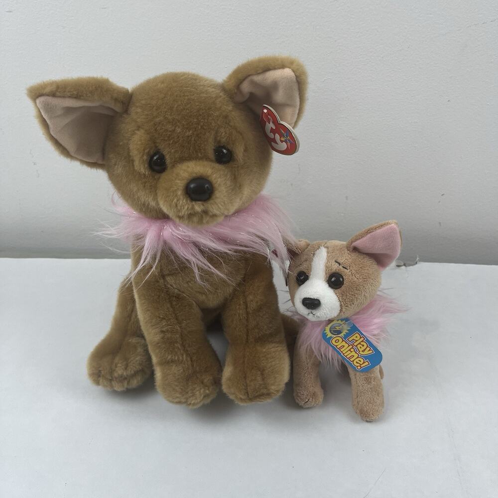 Ty Beanie Buddy Divalectable the Chihuahua Dog Plush Vintage 2006 Plus Mini